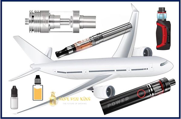 Vape có được phép mang lên máy bay?