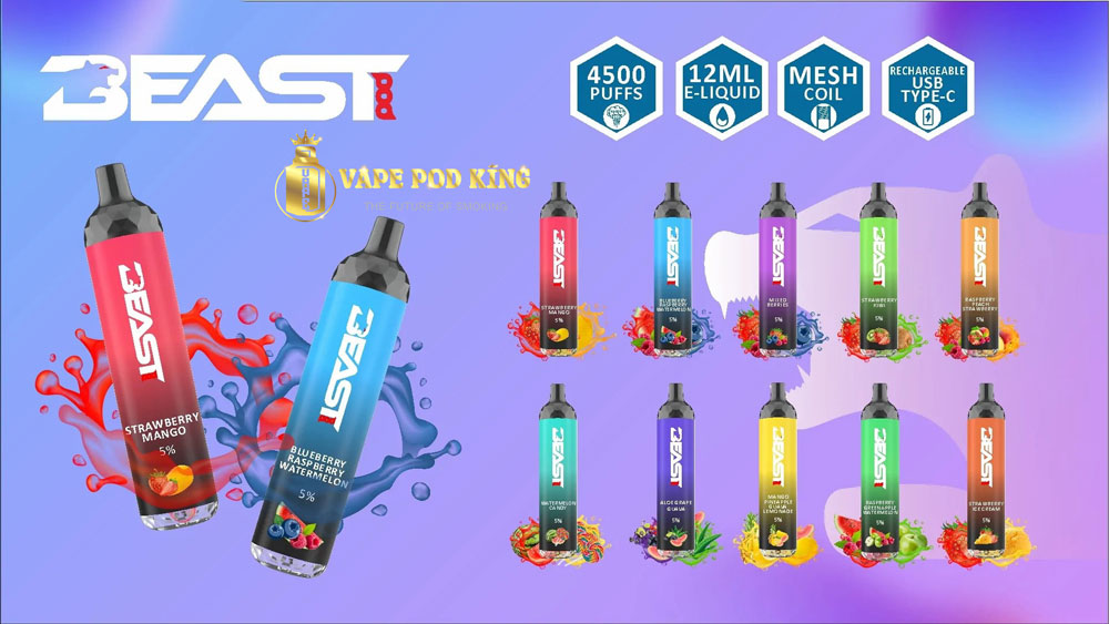Beast Pod 4500 hơi Pod 1 lần