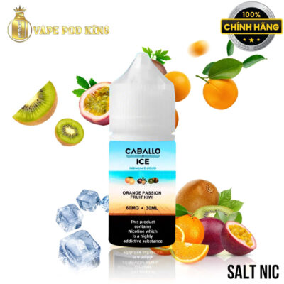 Caballo Ice Cam Chanh Dây Kiwi – Ora Passionfruit Kiwi 30ml