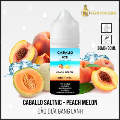 Caballo Ice Đào Dưa Gang – Peach Melon 30ml