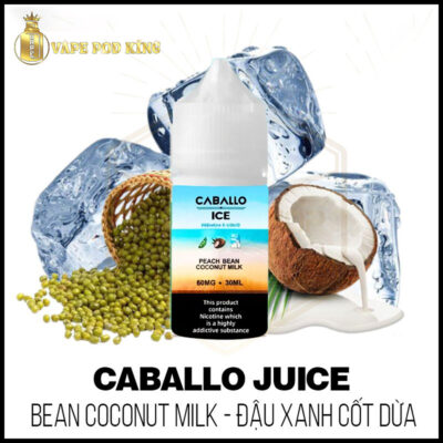 Caballo Ice Đậu Xanh Sữa Dừa - Bean Coconut Milk 30ml