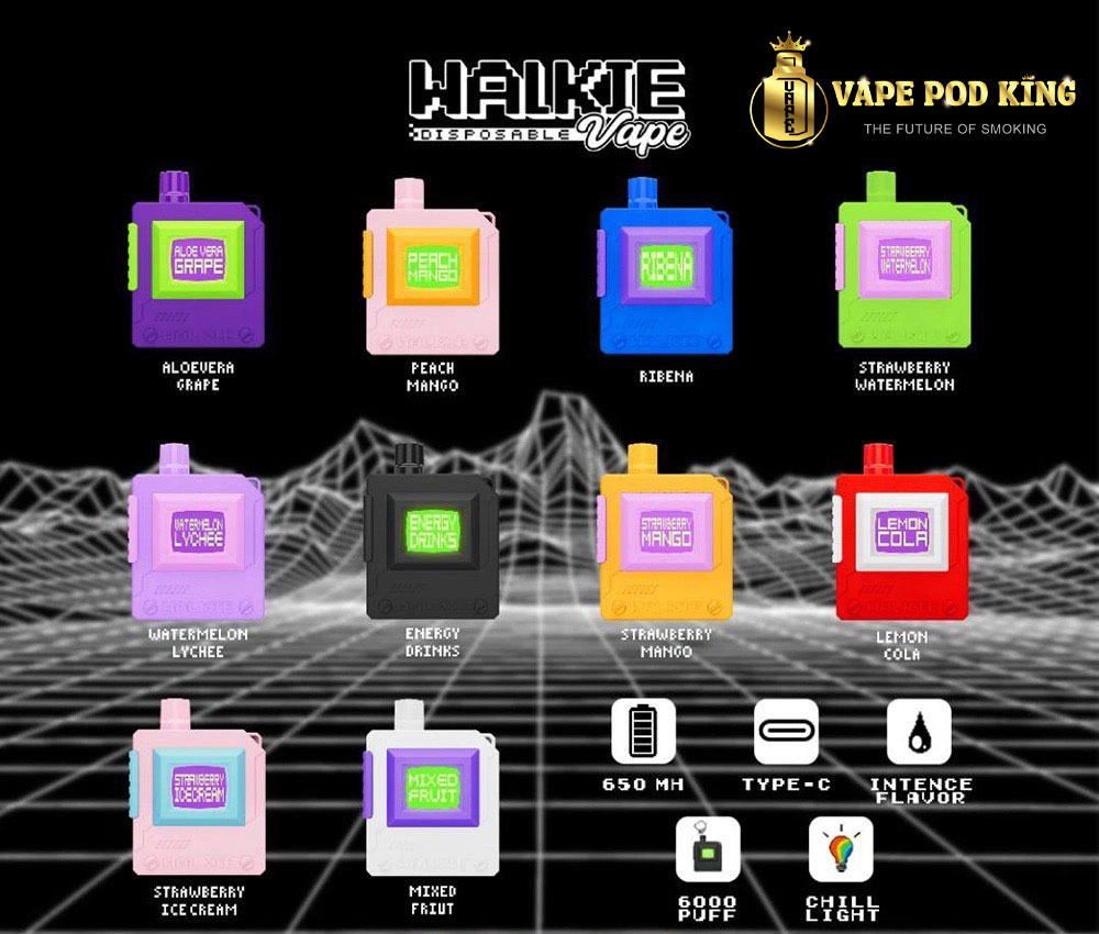 Pod Walkie 6000 Hơi Pod 1 Lần