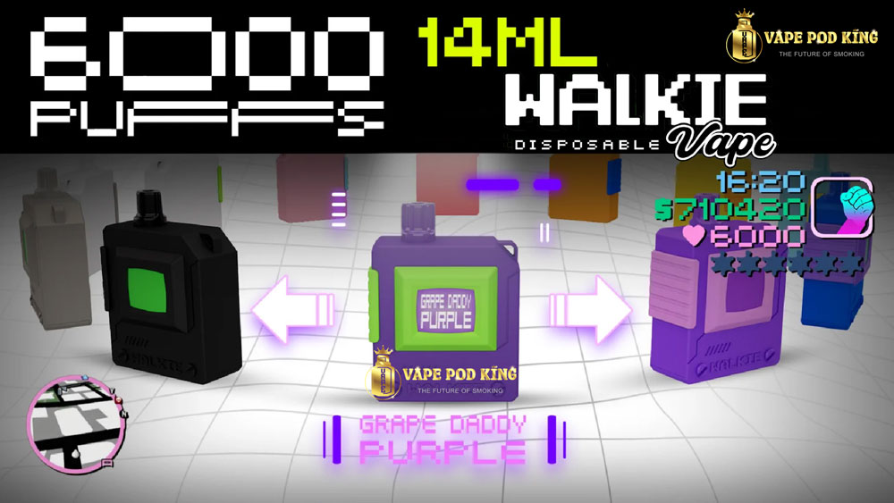 Pod Walkie 6000 Hơi Pod 1 Lần