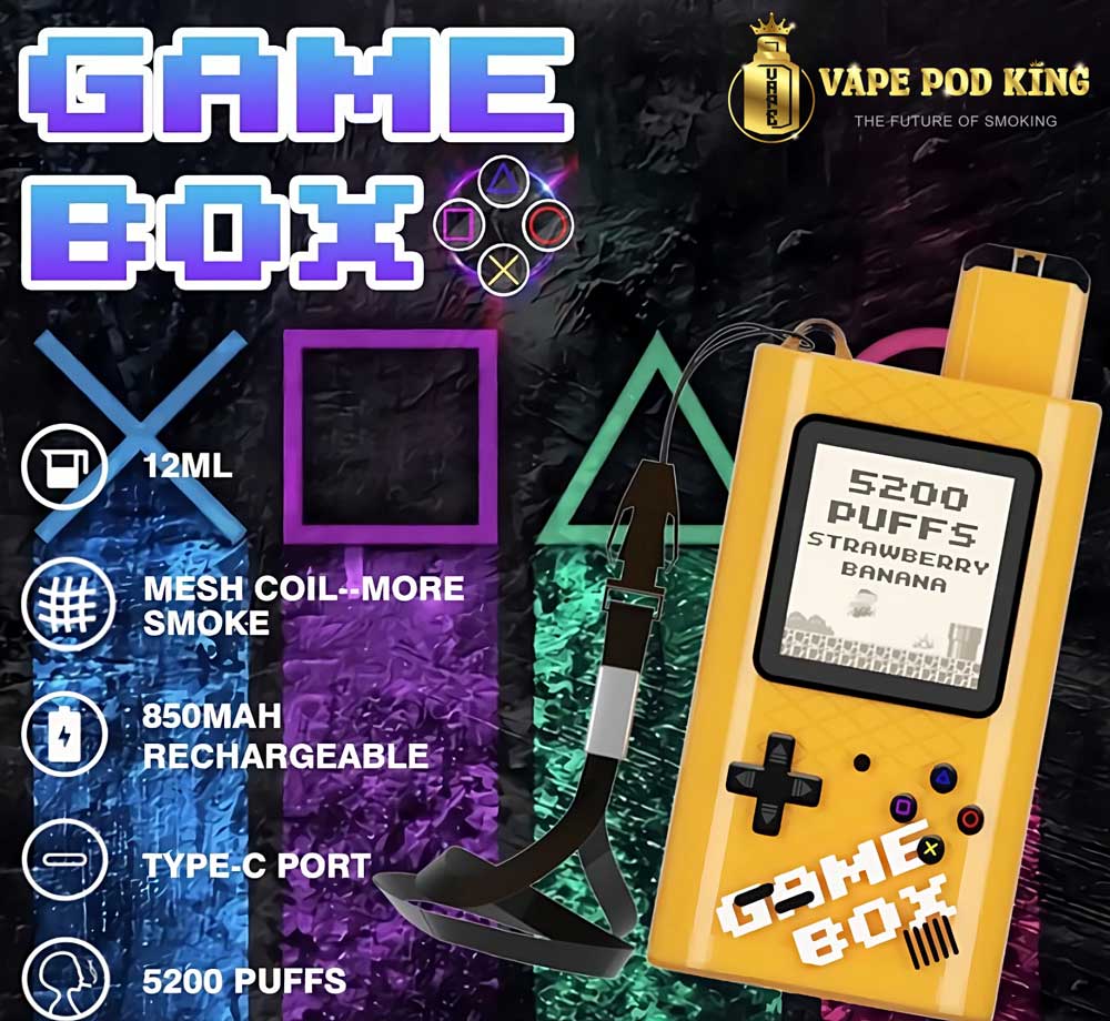 RandM Game Box 5200 hơi Pod 1 lần