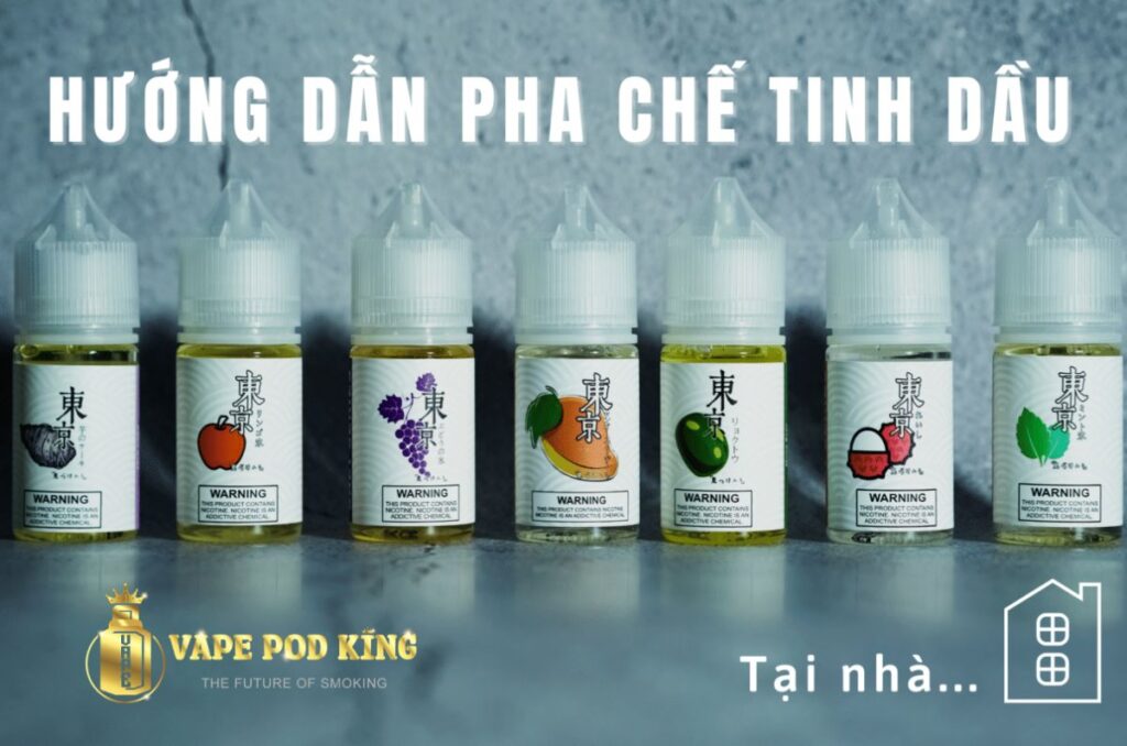 Làm tinh dầu vape tại nhà như thế nào