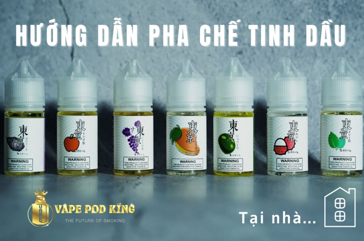 Làm tinh dầu vape tại nhà như thế nào