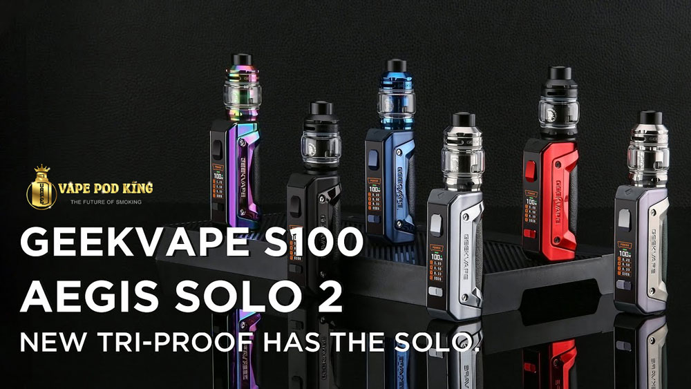 Màn hình LEG dễ dàng kiểm soát quá trình Vaping Aegis Solo 2 S100