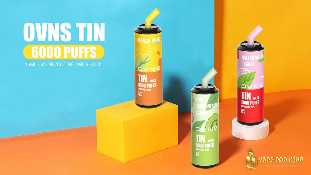 Ovns Tin Mesh 6000 Hơi Pod 1 Lần