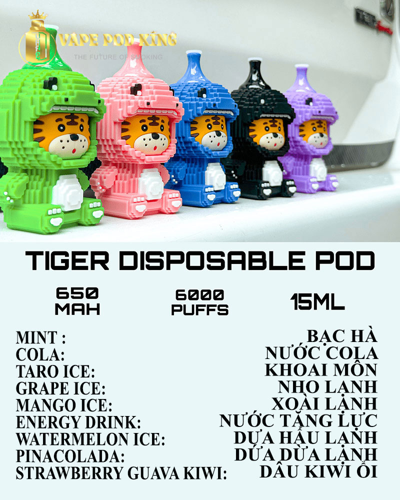 Tiger Pod 6,000 hơi