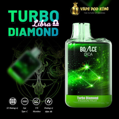 Turbo Diamond 6500 Hơi Pod 1 Lần