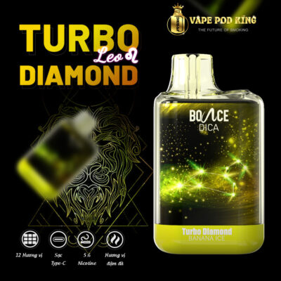 Turbo Diamond 6500 Hơi Pod 1 Lần