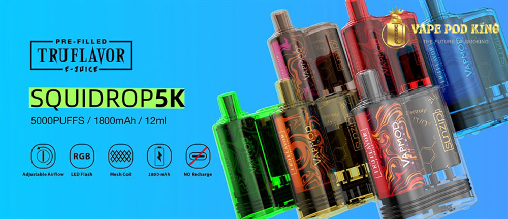 Vapmod V2 Squidrop 5000 Hơi Pod 1 Lần