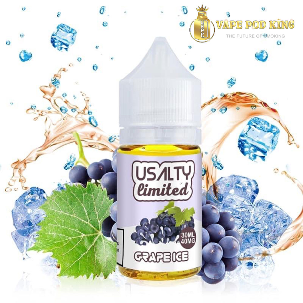 Usalty Limited Nho Mỹ Lạnh - Grape Ice 30ml