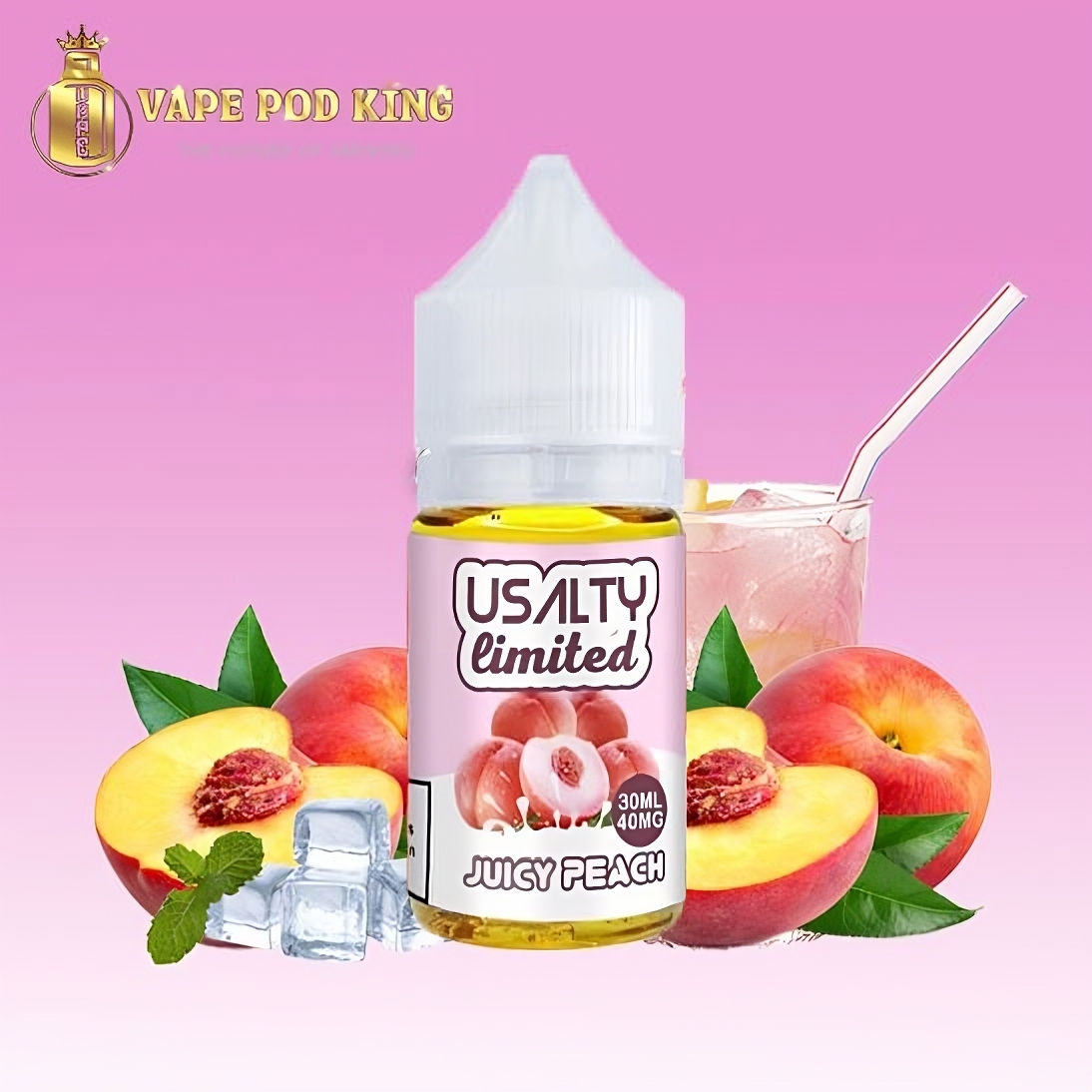 Usalty Limited Nước Ép Đào Lạnh Juicy Peach 30ml