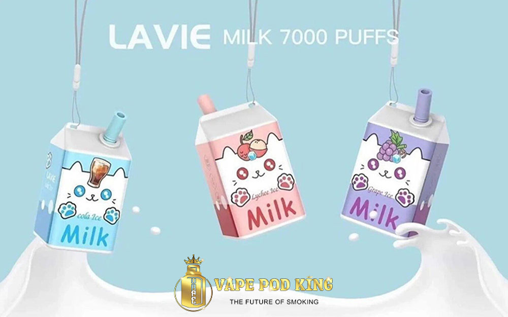 Lavie Milk 7000 Hơi Pod 1 Lần
