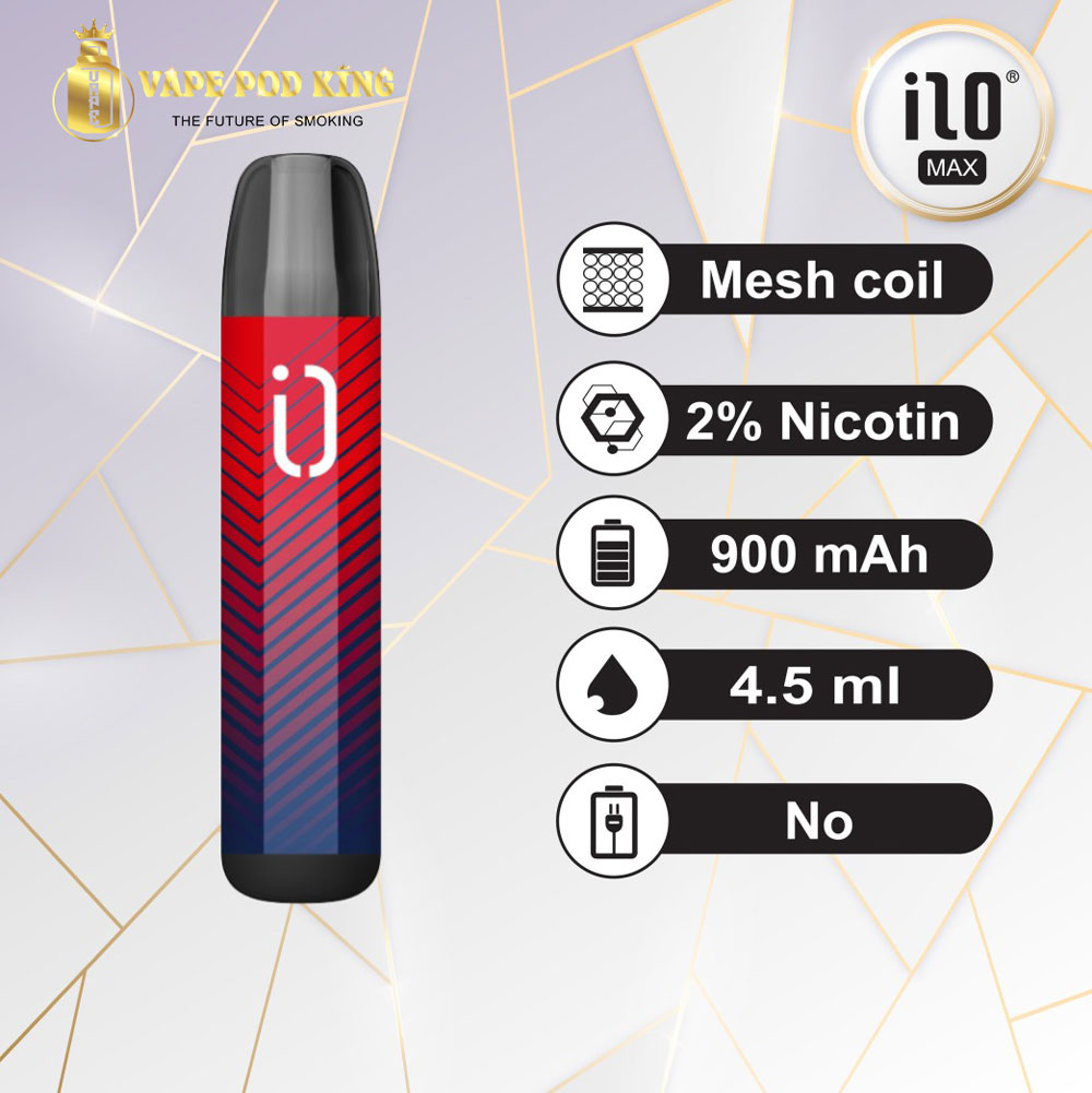 Ilo Max 1600 Hơi Pod 1 Lần