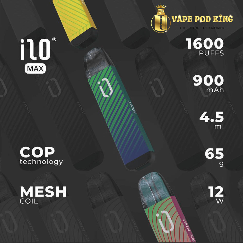 Ilo Max 1600 Hơi Pod 1 Lần