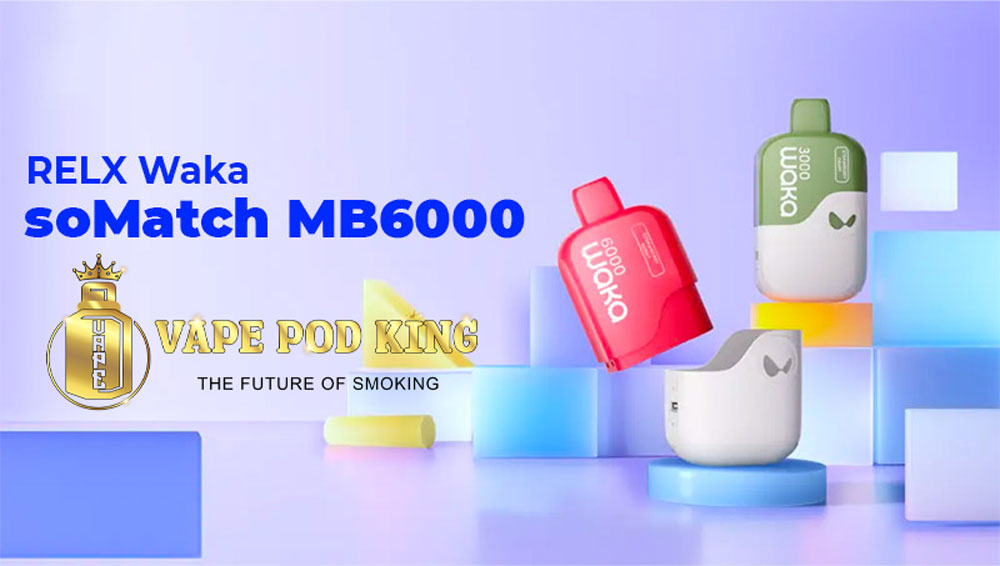 Waka SoMatch MB6000 Hơi Pod 1 lần