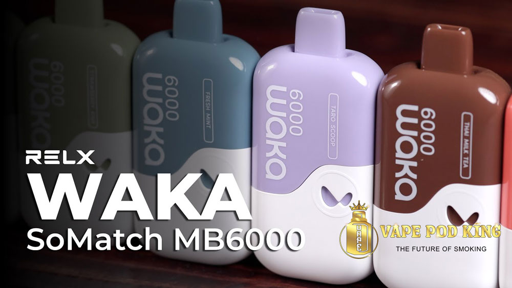 Waka SoMatch MB6000 Hơi Pod 1 lần