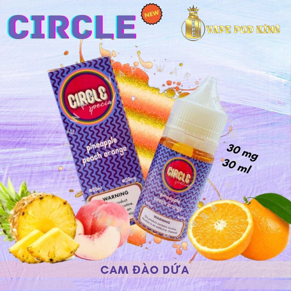 Circle Dứa Đào Cam – Pineapple Peach Orange 30ml