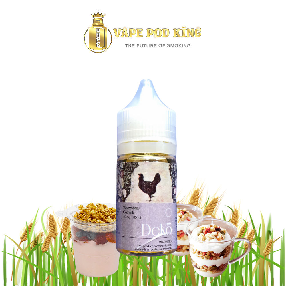 Deko Sữa Yến Mạch Dâu – Strawberry Oatmilk 30ml
