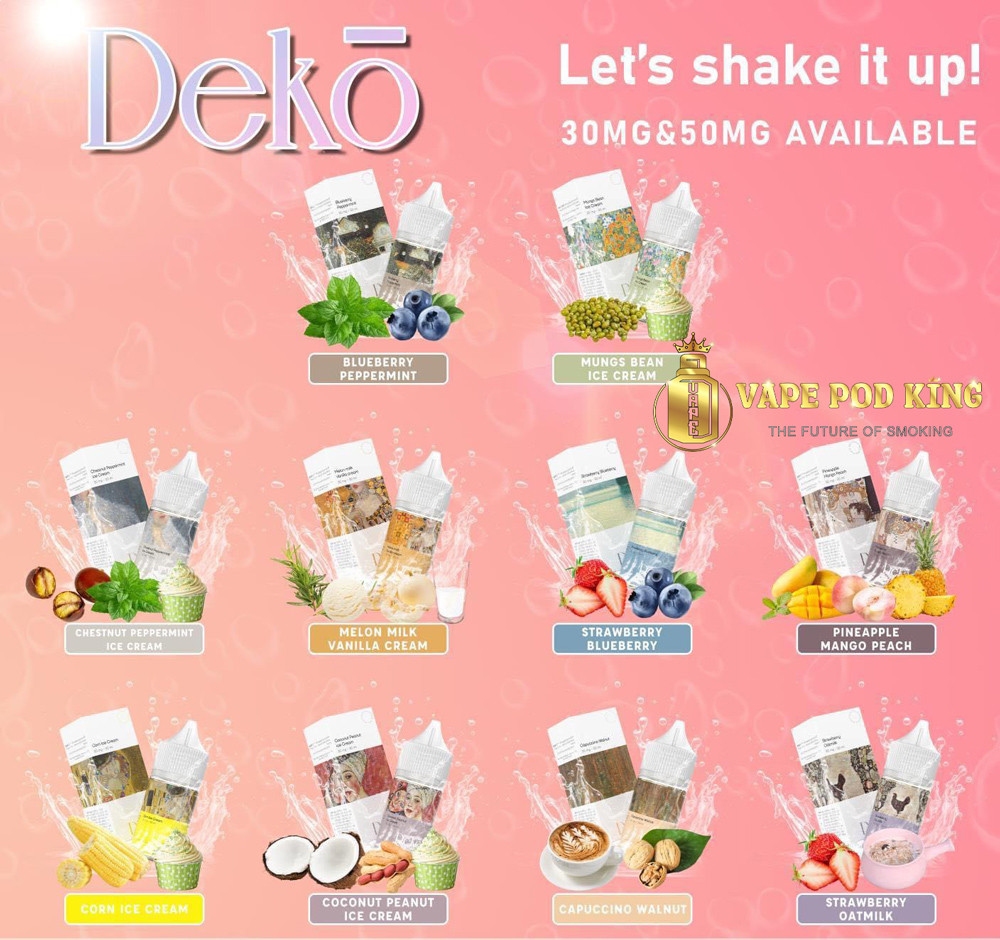 Juice Deko Vị Nào Ngon
