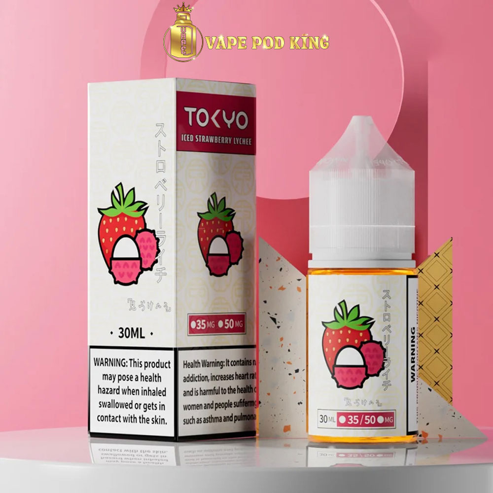Tokyo Pro Dâu Vải Lạnh - Strawberry Lychee 30ml
