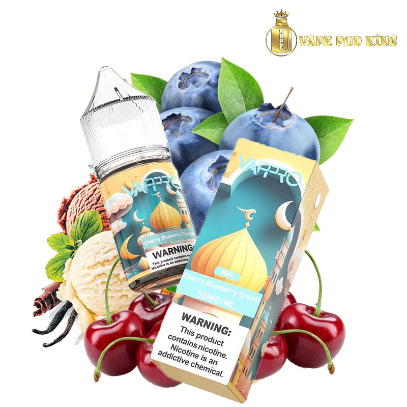 Vappro Kem Cherry Việt Quất - Cherry Blueberry Cream 30ml
