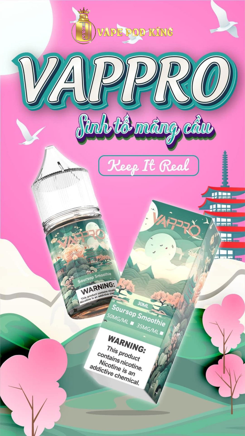 Vappro Sinh Tố Mãng Cầu - Soursop Smoothie 30ml