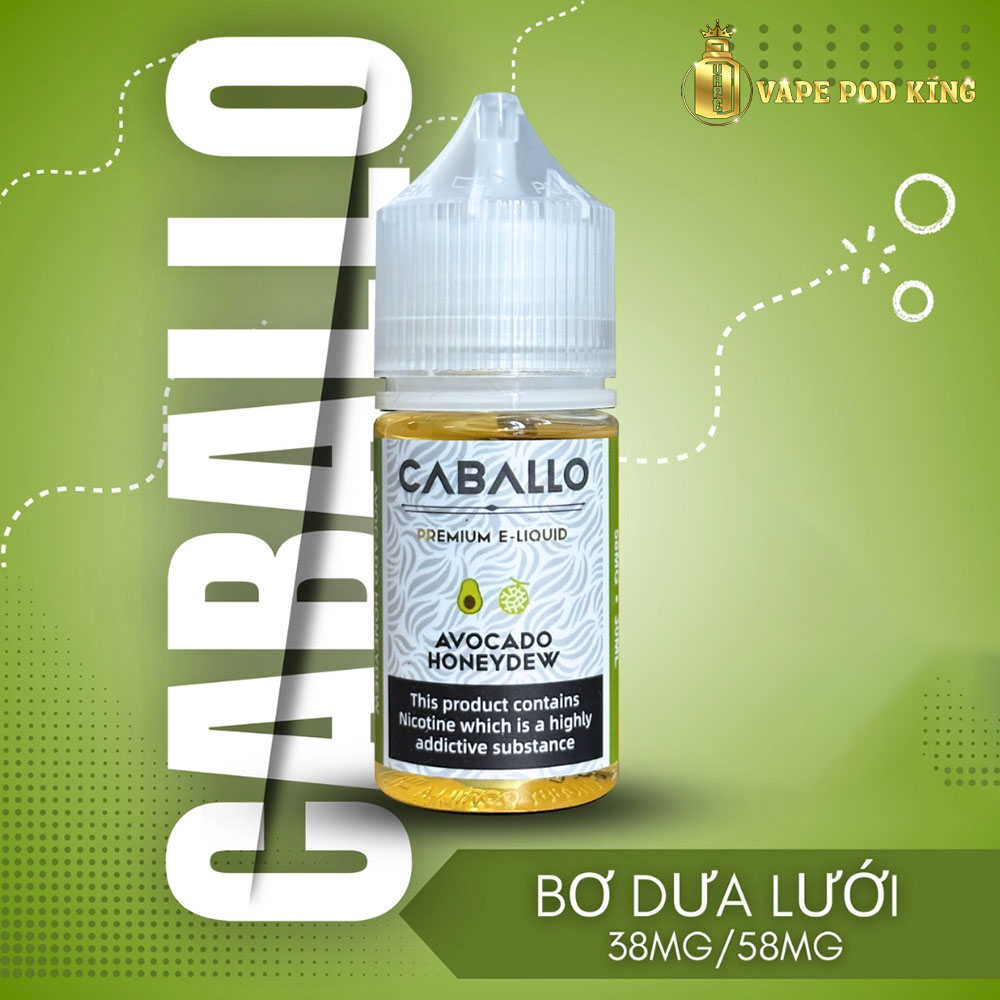 Caballo Bơ Dưa Gang - Avocado Honeydew 30ml