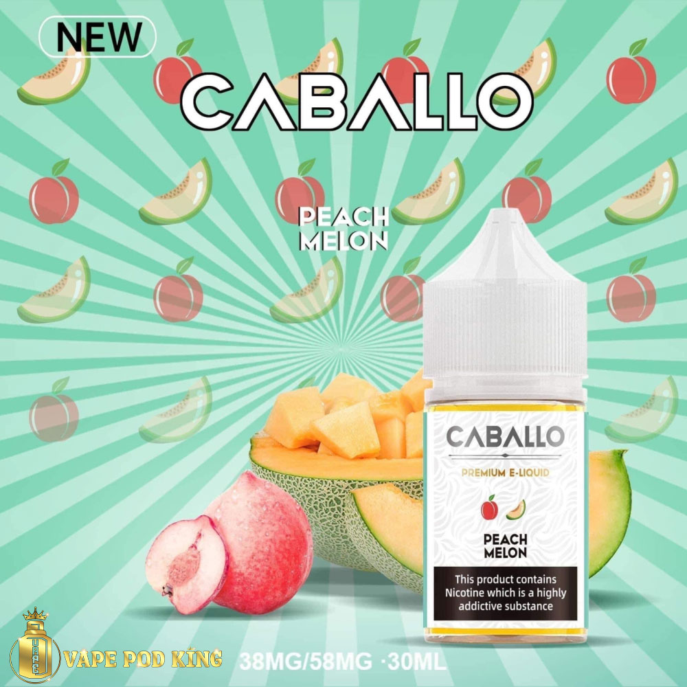 Caballo Đào Dưa Gang - Peach Melon 30ml