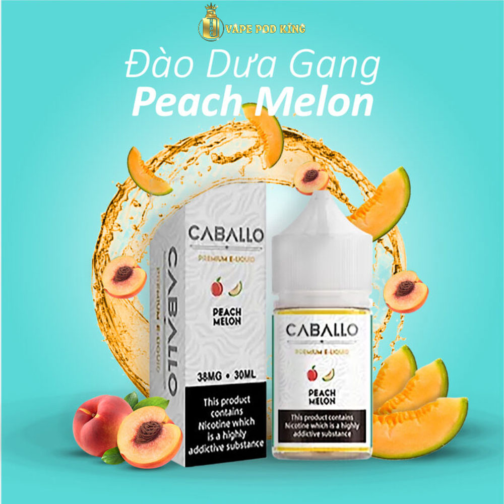 Caballo Đào Dưa Gang - Peach Melon 30ml