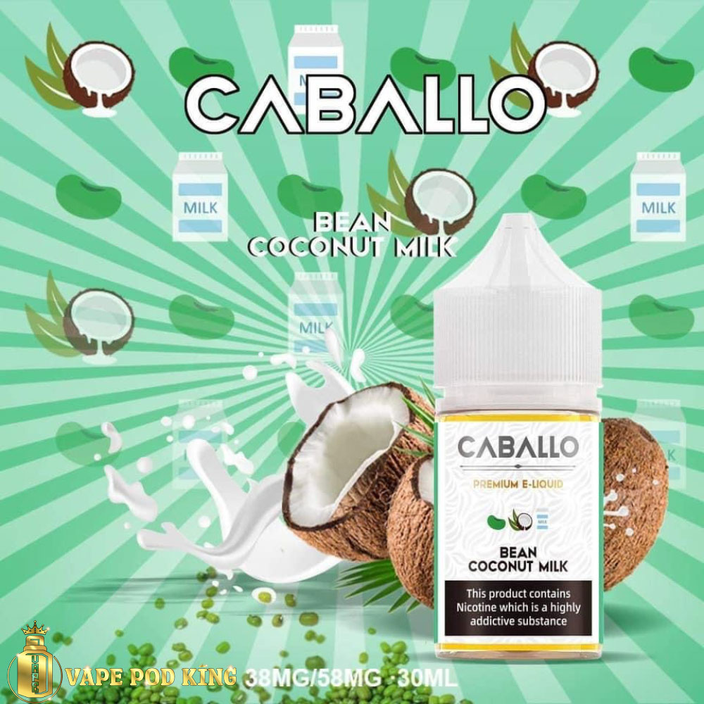 Caballo Đậu Xanh Cốt Dừa - Bean Coconut Milk 30ml