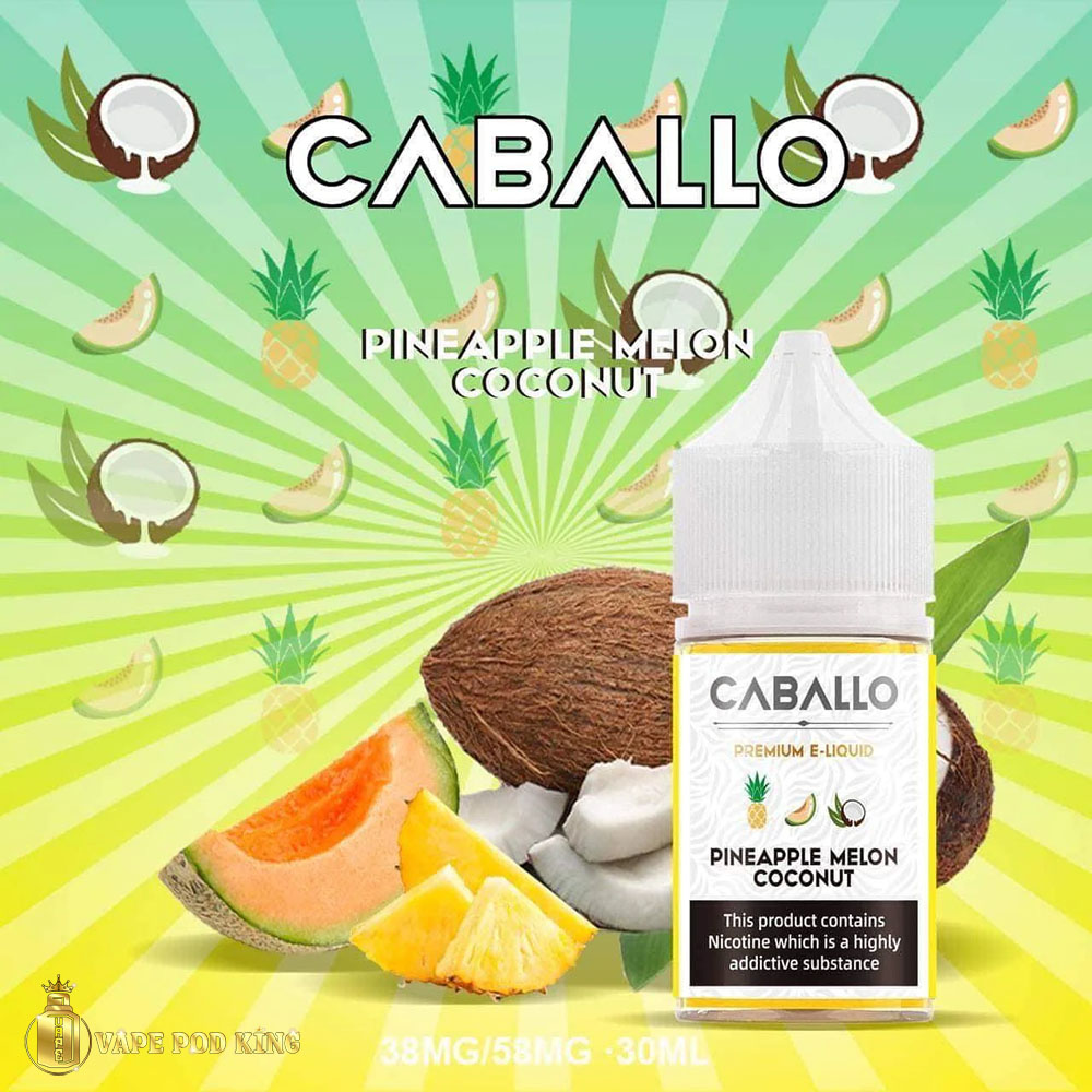 Caballo Dứa Dừa Dưa Gang - Pineapple Melon Coconut 30ml