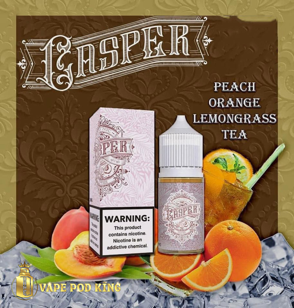 Casper Trà Đào Cam Sả - Peach Orange Lemongrass Tea 30ml