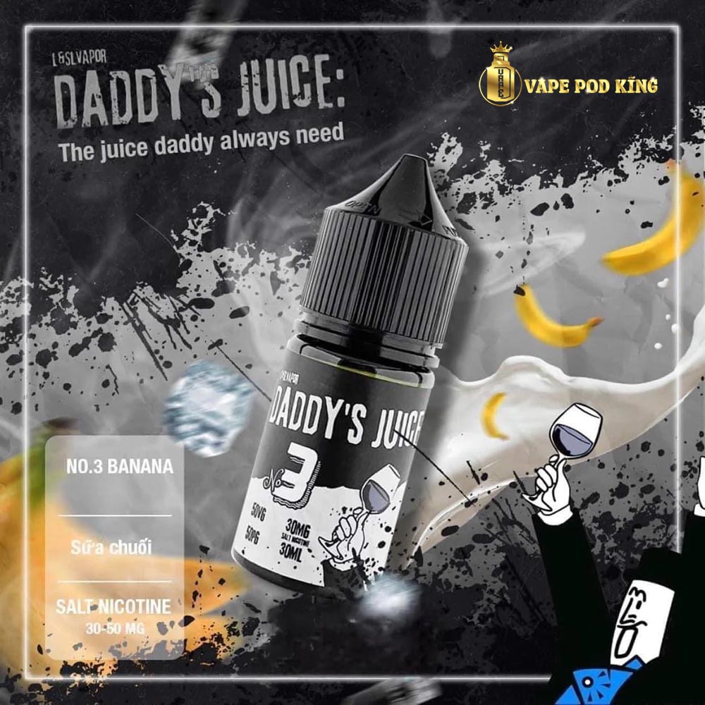 Daddy No3 Chuối Sữa - Banana Milk 30ml