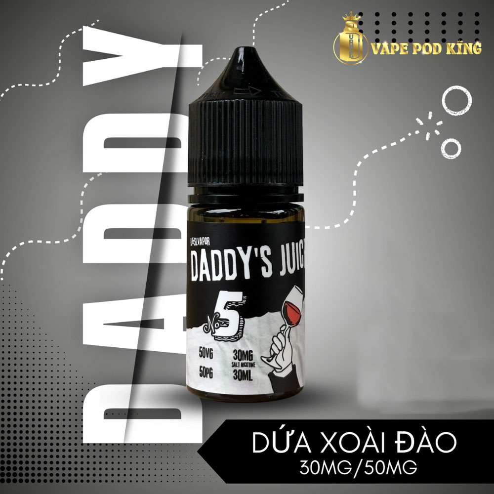 Daddy No5 Dứa Xoài Đào - Mango Pineapple Peach 30ml