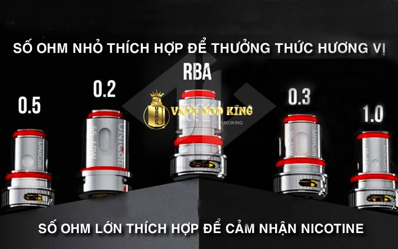 coil occ nào sử dụng cho saltnic?