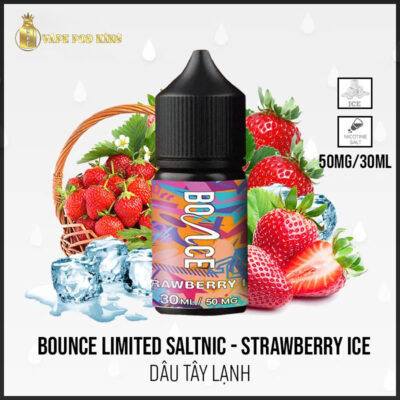 Bounce Limited Dâu Lạnh - Strawberry Ice 30ml