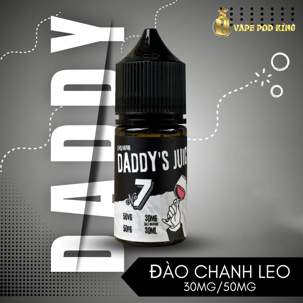 Daddy No7 Đào Chanh Leo - Peach Passion fruit 30ml