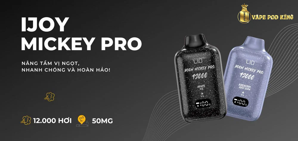 Lio Boom Mickey Pro 12000 Hơi