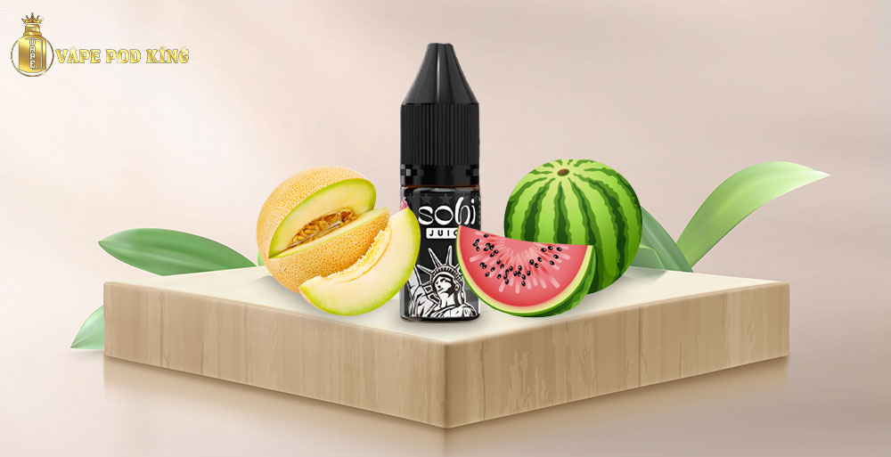 Sohi Dưa Lưới Dưa Hấu - Cantaloupe Watermelon 10ml