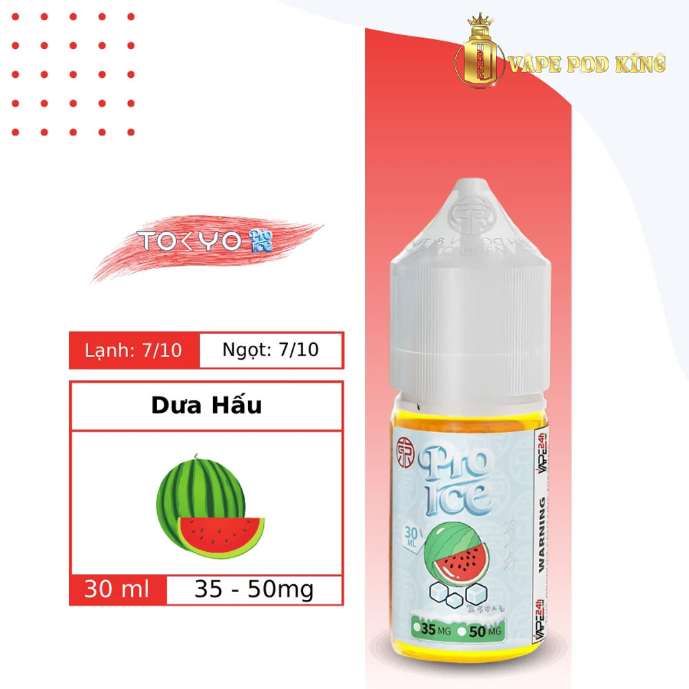 Tokyo Pro Dưa Hấu Lạnh - Watermelon Ice 30ml