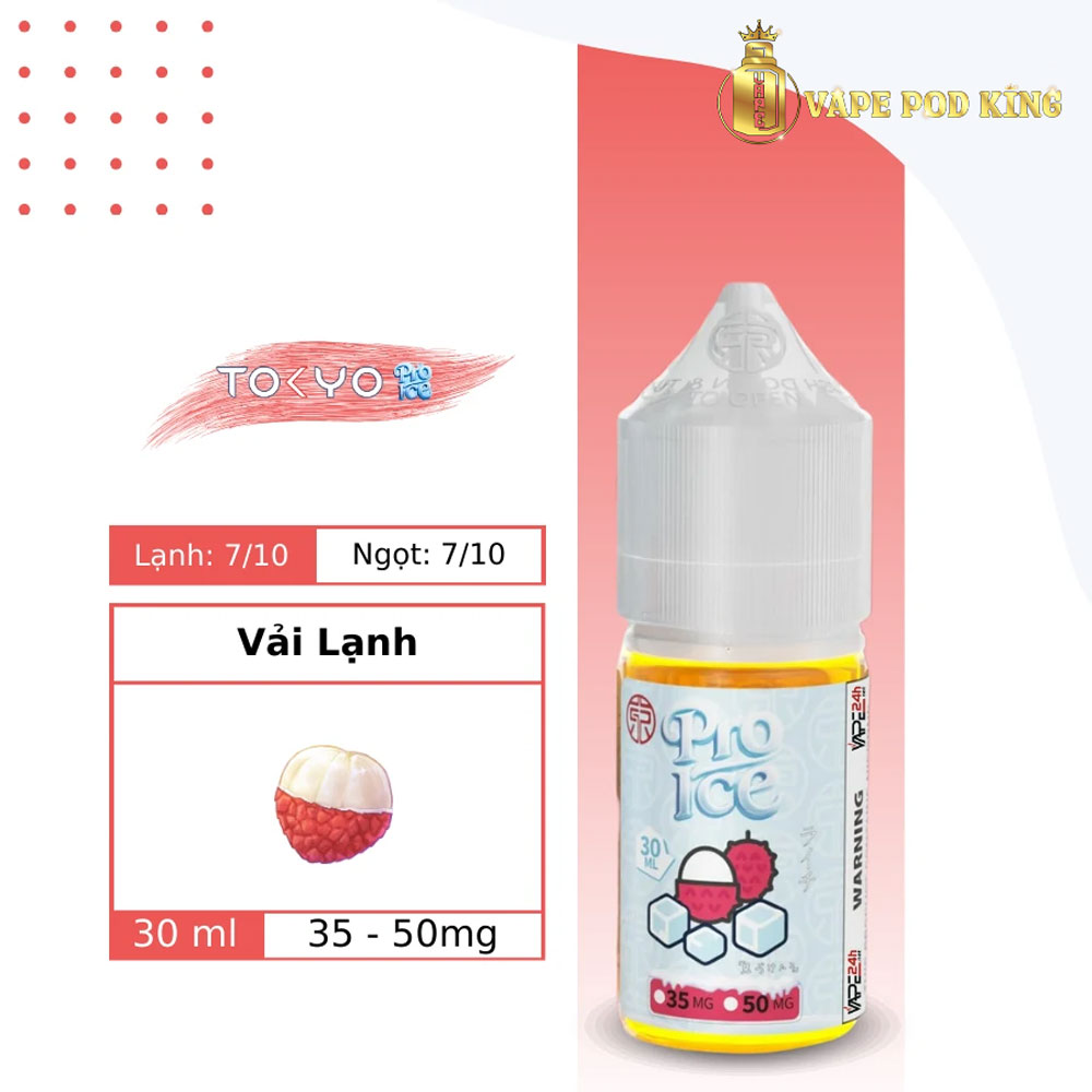 Tokyo Pro Vải Lạnh - Iced Lychee 30ml