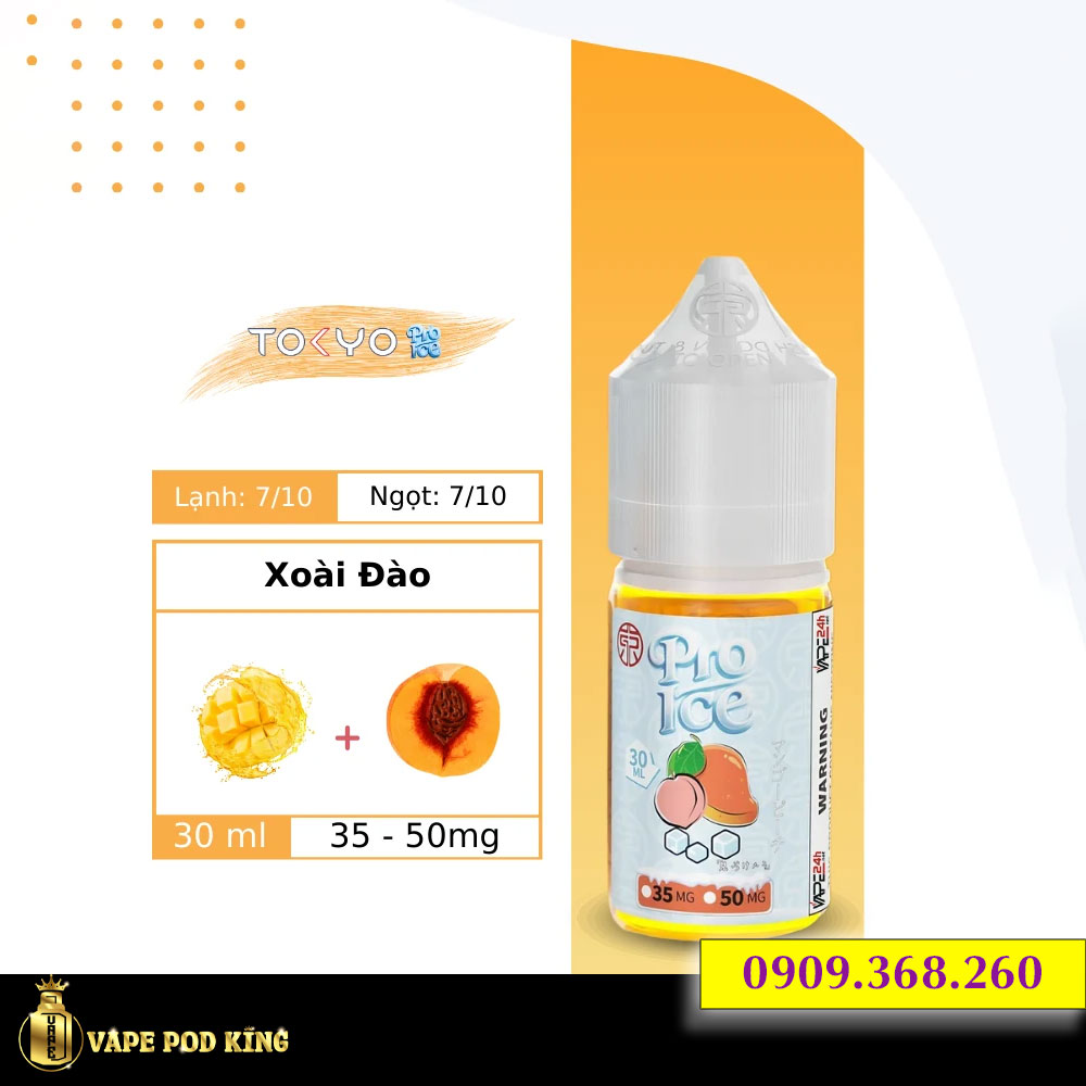 Tokyo Pro Xoài Đào - Mango Peach 30ml