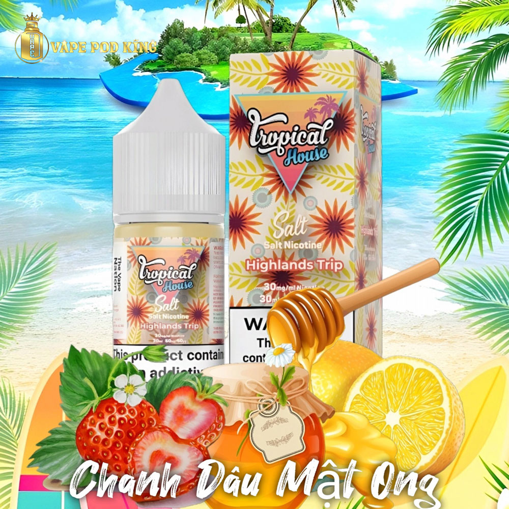 Tropical Chanh Dâu Mật Ong - Highlands Trip 30ml