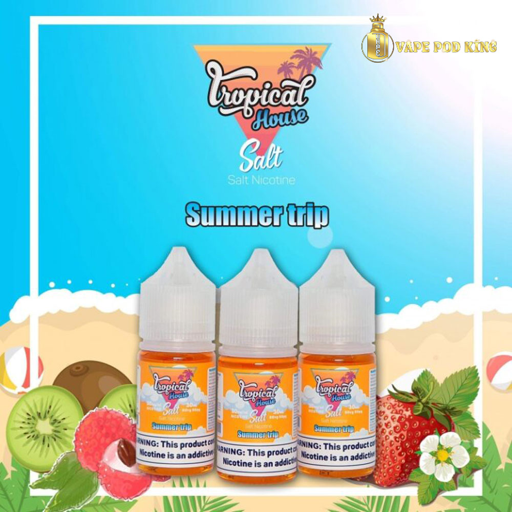 Tropical Dâu Vải Kiwi - Summer Trip 30ml