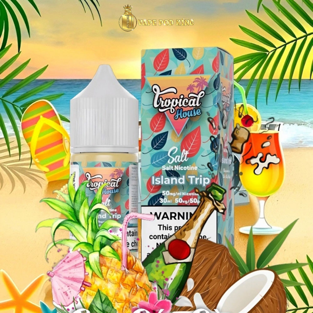 Tropical Dứa Dừa Rượu Rum - Island Trip 30ml