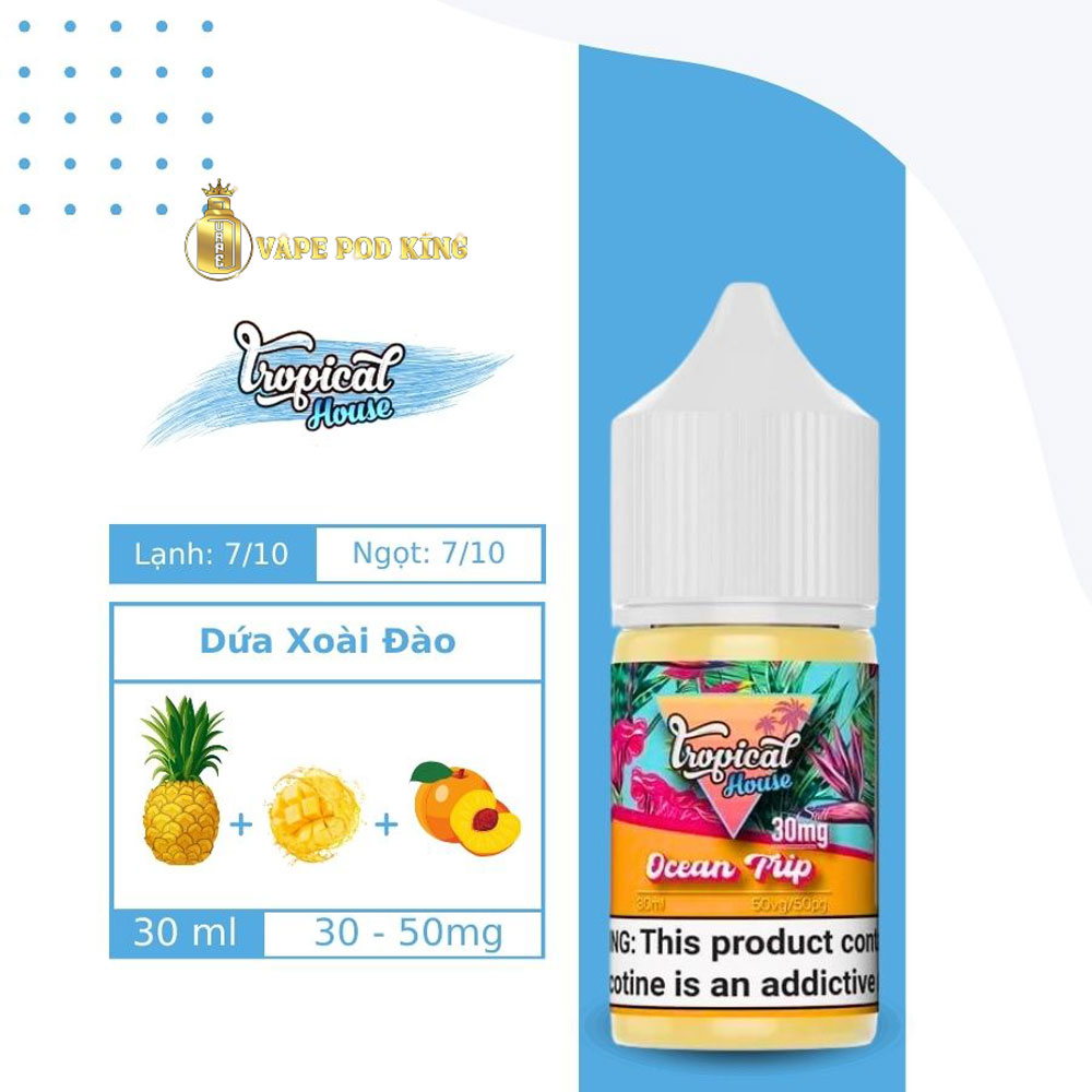 Tropical Dứa Xoài Đào - Ocean Trip 30ml