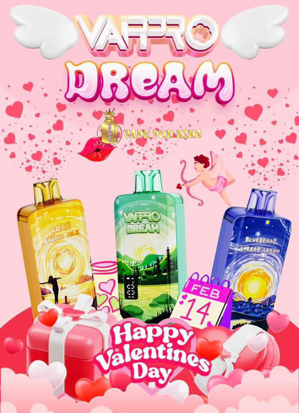 Vappro Dream 8000 Hơi - Pod 1 Lần